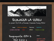 Tablet Screenshot of ecologia-la-sibiu.ro
